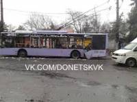Британский журналист доказал, что троллейбус в Донецке был обстрелян из миномета